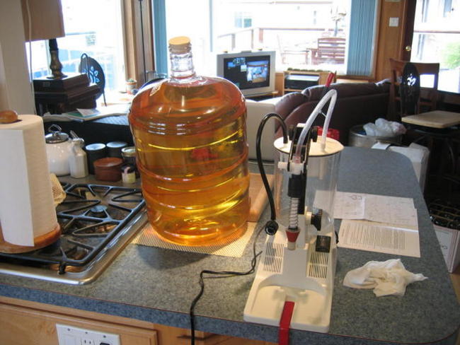 bottling with pump
