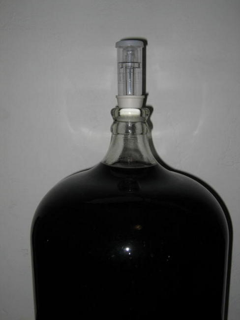 topped up carboy
